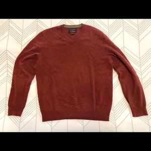 Black Brown 100% Cashmere Sweater